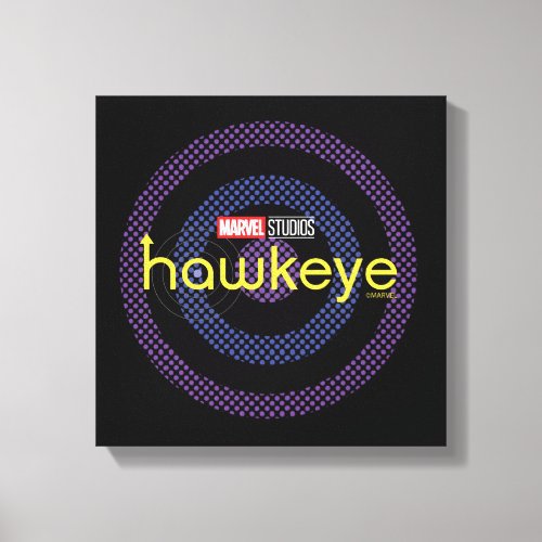 Halftone Bullseye Logo Canvas Print