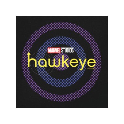 Halftone Bullseye Logo Canvas Print