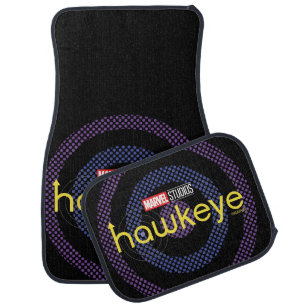 Halftone Bullseye Logo Car Floor Mat