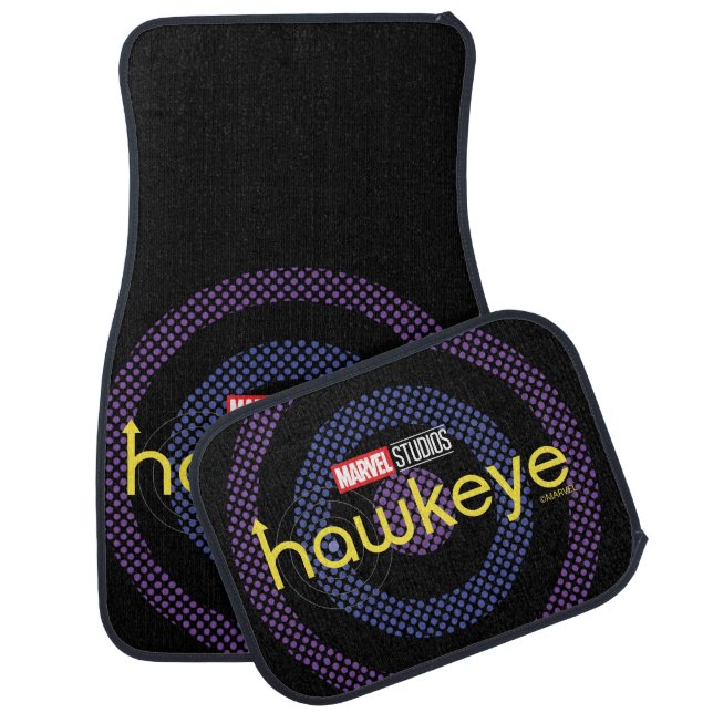 Halftone Bullseye Logo Car Floor Mat (Set)