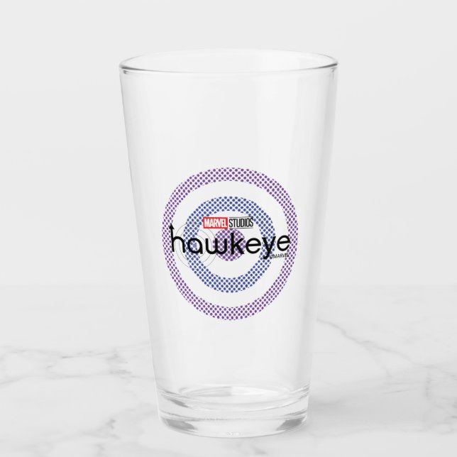 Halftone Bullseye Logo Glass (Front)