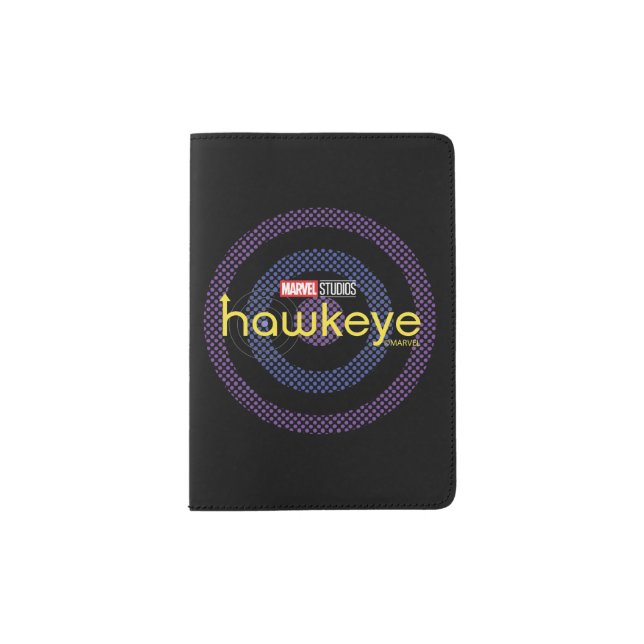 Halftone Bullseye Logo Passport Holder (Front)