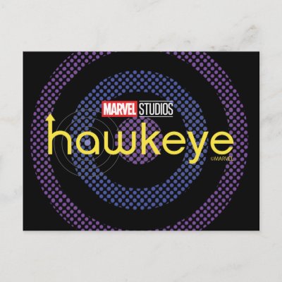 Halftone Bullseye Logo Postcard