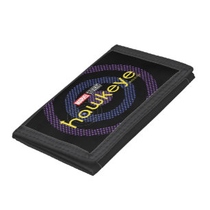 Halftone Bullseye Logo Tri-fold Wallet