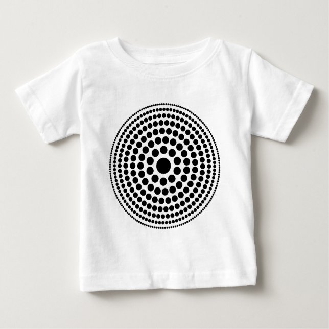 Halftone Circle 01 Baby T-Shirt (Front)