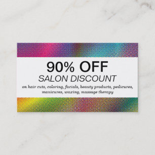 Halftone Colors (discount card) Discount Card