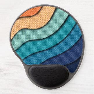 Halftone Cut Effect Gel Mouse Pad