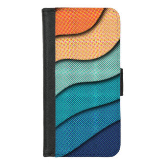 Halftone Cut Effect iPhone 8/7 Wallet Case