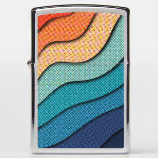 Halftone Cut Effect Zippo Lighter