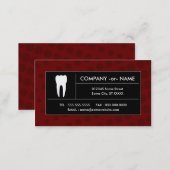 halftone dental office business card (Front/Back)