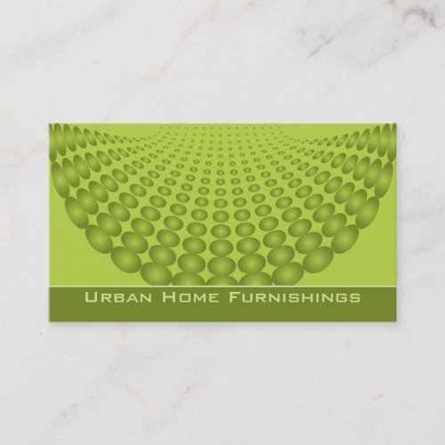 Halftone Designer Lime Business Card