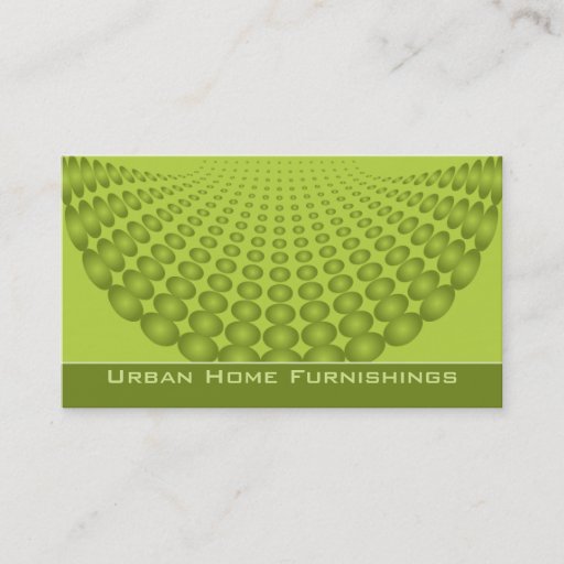 Customizable Halftone Designer Lime Business Card