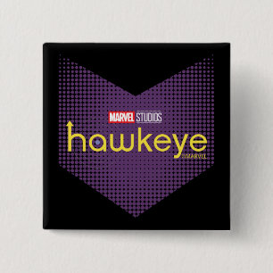 Halftone Hawkeye Symbol Button