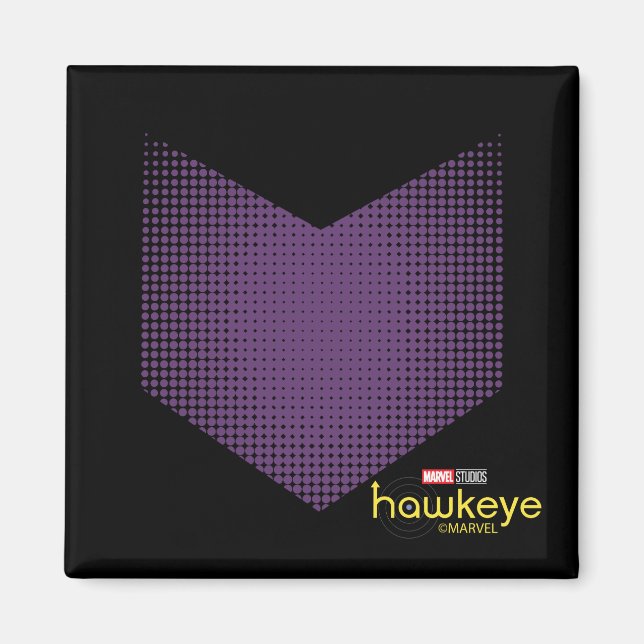 Halftone Hawkeye Symbol Magnet (Front)
