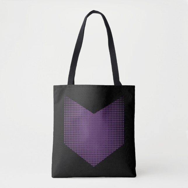 Halftone Hawkeye Symbol Tote Bag (Front)