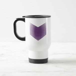 Halftone Hawkeye Symbol Travel Mug