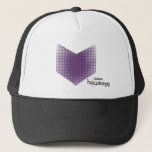 Halftone Hawkeye Symbol Trucker Hat