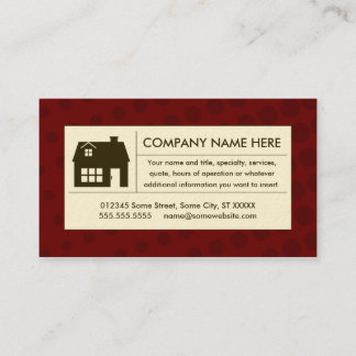 halftone home business card
