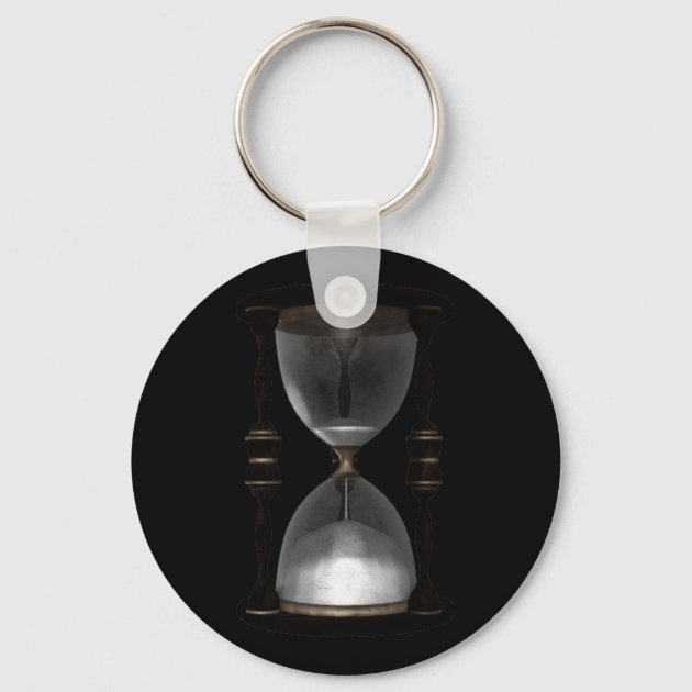 Sand timer clearance keychain