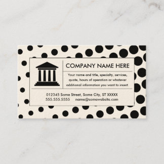halftone law business card
