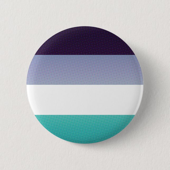 halftone oriented aroace pride button (Front)