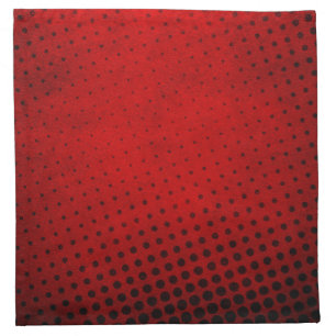 Halftone pattern background napkin