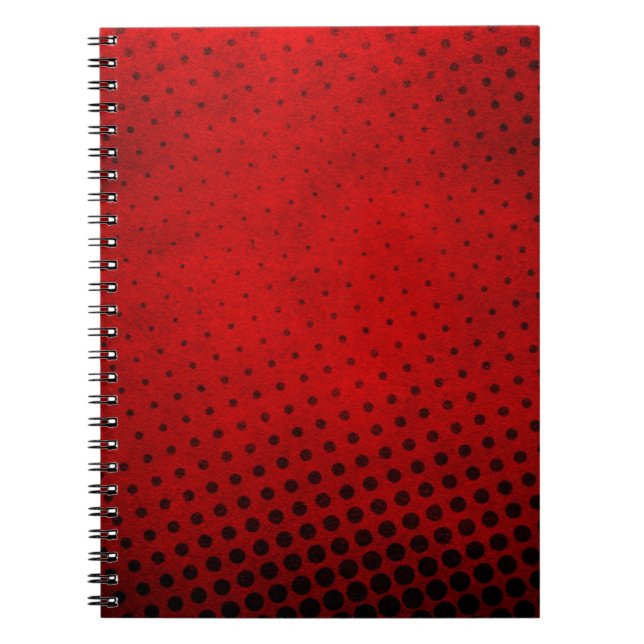 Halftone pattern background notebook (Front)