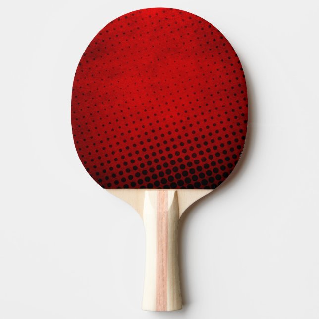 Halftone pattern background Ping-Pong paddle (Front)