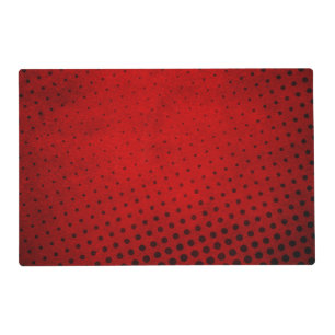 Halftone pattern background placemat