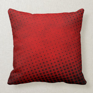 Halftone pattern background throw pillow