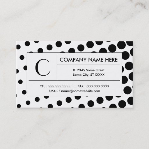 Customizable halftone pattern business card templates