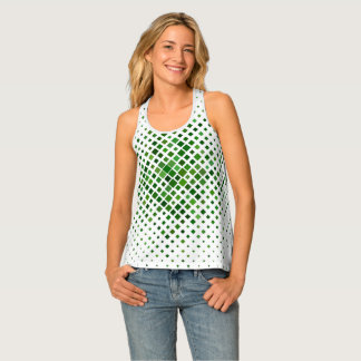 Halftone Polka Racerback Tank Top