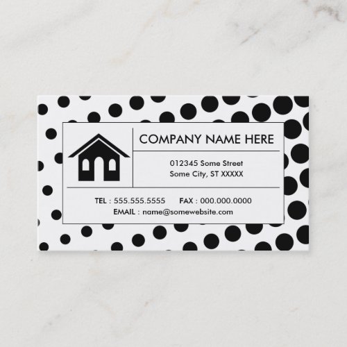 halftone real estate business card templates