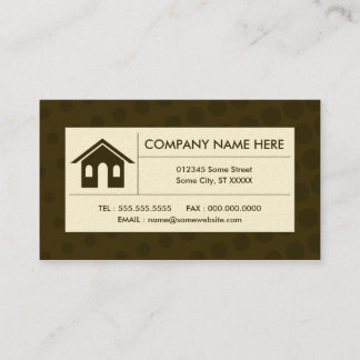 halftone real estate business card