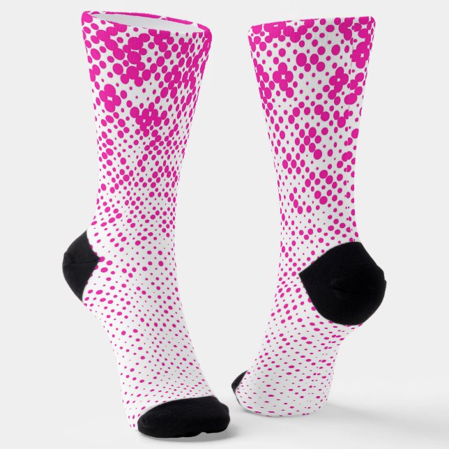 Halftone Sustainable Premium Crew Socks (Angled)