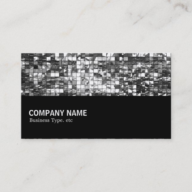 Halfway 0100 - Abstract Mosaic Business Card (Front)