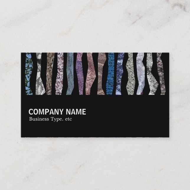 Halfway 0111 - Mineral Stripes Business Card (Front)