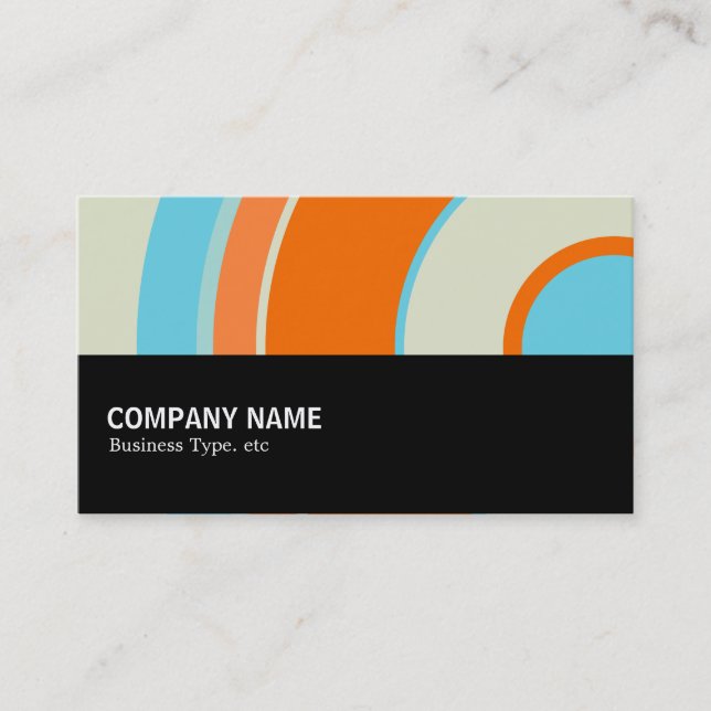 Halfway 0114 - Colorful  Circle 03 Business Card (Front)