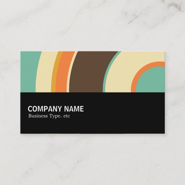 Halfway 0115 - Colorful  Circle 02 Business Card (Front)