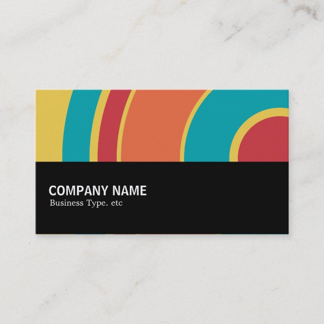 Halfway 0118 - Colorful  Circle 05 Business Card (Front)