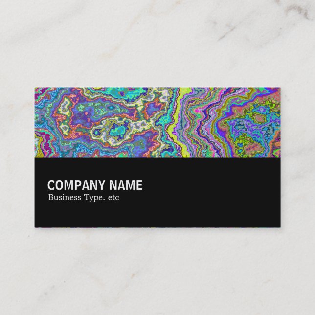 Halfway 035 - Colorful Mineral Business Card (Front)