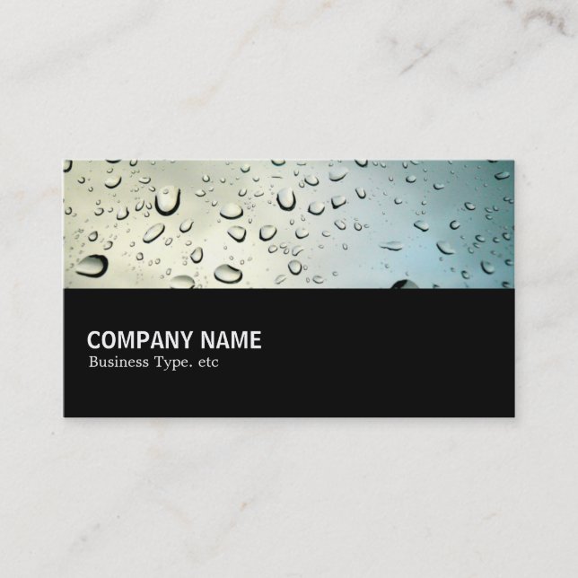 Halfway 038 - Rain on my Window Business Card (Front)