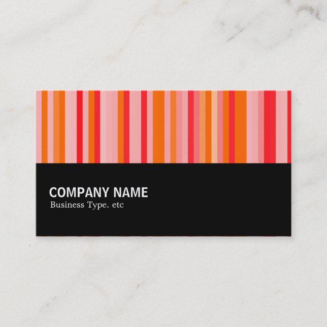 Halfway 049 - Color Stripes Business Card (Front)