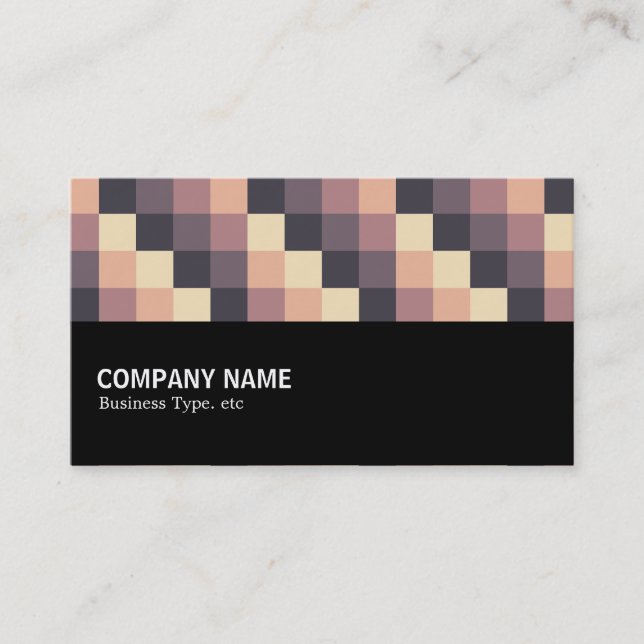 Halfway - Color Squares 012 Business Card (Front)