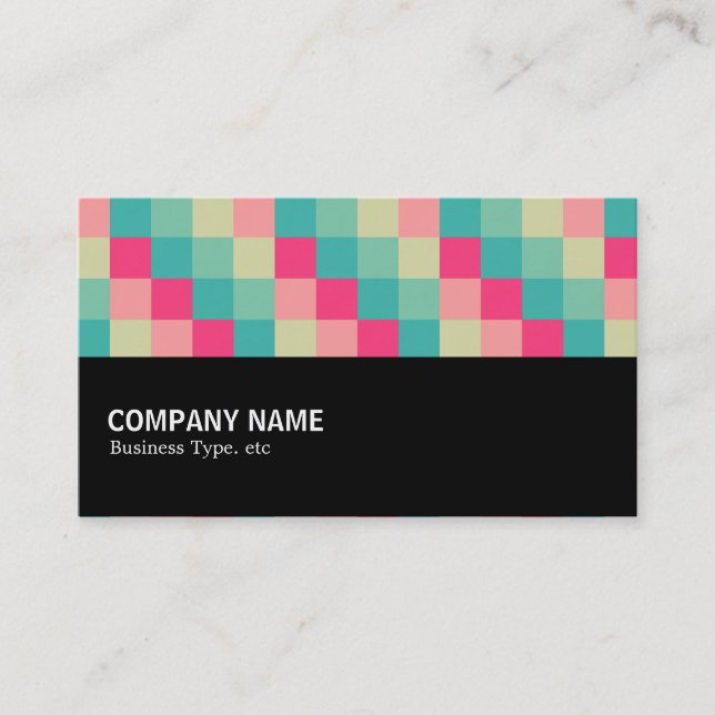 Halfway - Color Squares 013 Business Card (Front)