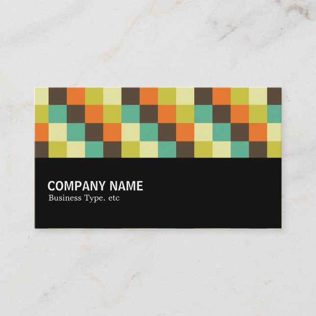 Halfway - Color Squares 014 Business Card (Front)