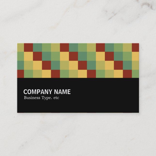Halfway - Color Squares 016 Business Card (Front)