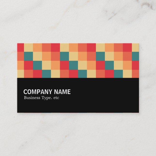 Halfway - Color Squares 017 Business Card (Front)