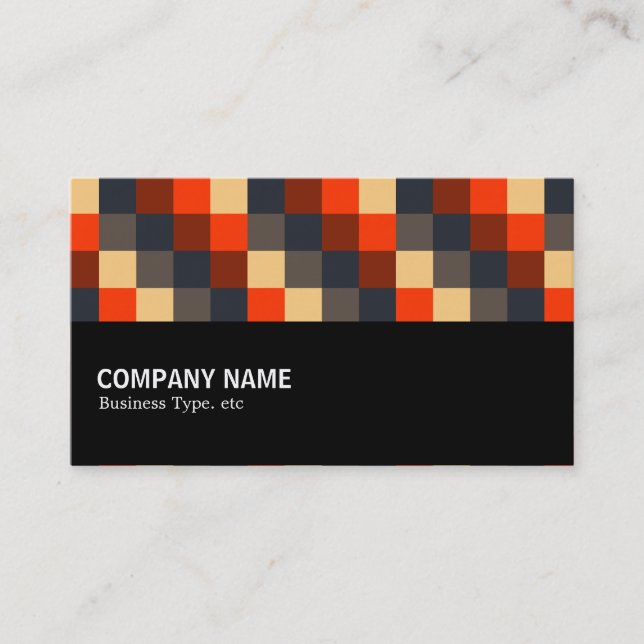 Halfway - Color Squares 02 Business Card (Front)