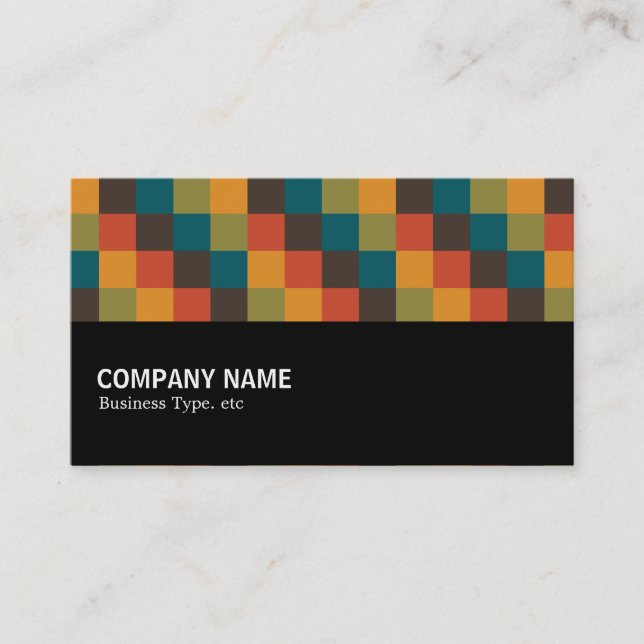 Halfway - Color Squares 03 Business Card (Front)